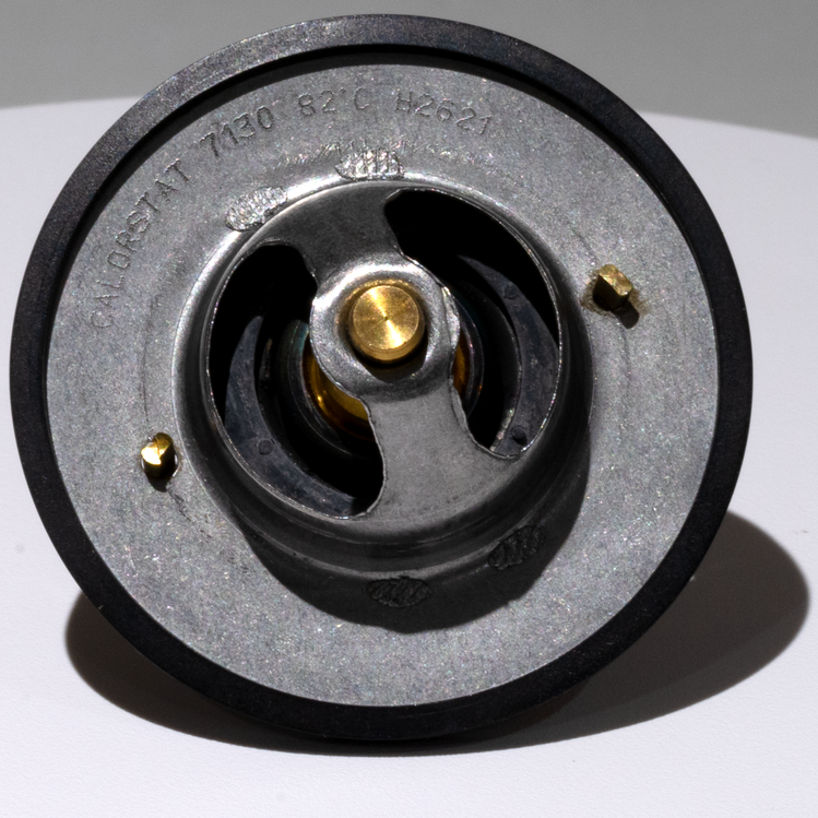 Product packaging of the 180-Degree Thermostat for RAM 6.4L 2500, 3500, and 4500 trucks, ready for shipment
