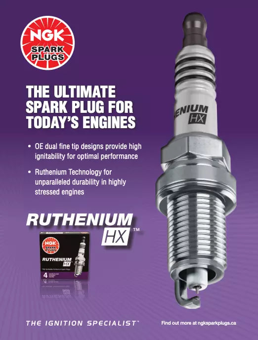 NGK Ruthenium HX Spark plugs - TOYOTA V6 3.5L / 4.0L