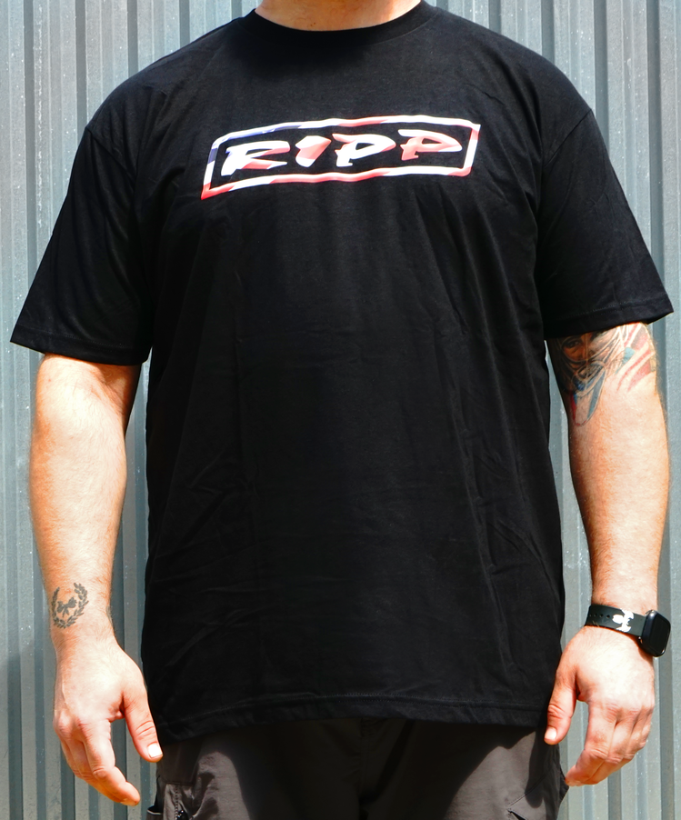 RIPP "Stars & Bars" Limited Edition T-shirt  Black